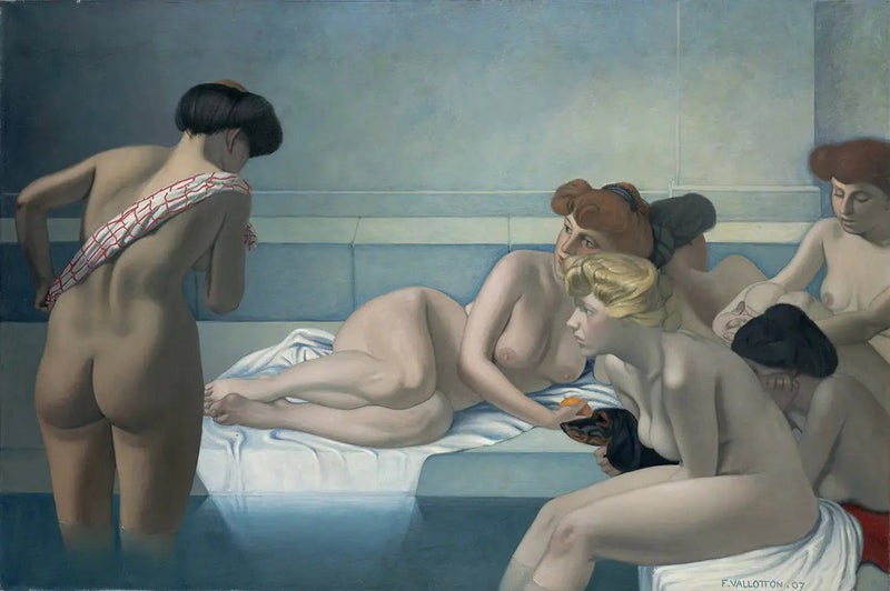 Het Turkse bad - Félix Vallotton

Source:
Le Bain turc - Félix Vallotton