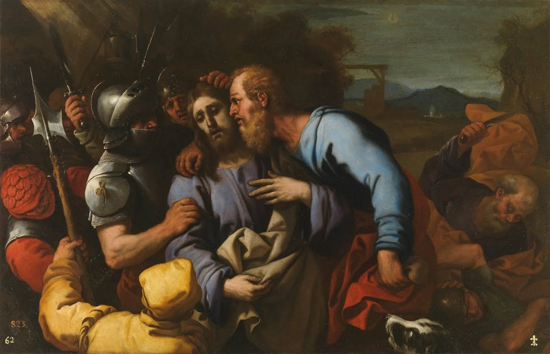 De kus van Judas - Luca Giordano
