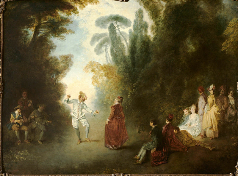 Het Boerenbal - Antoine Watteau