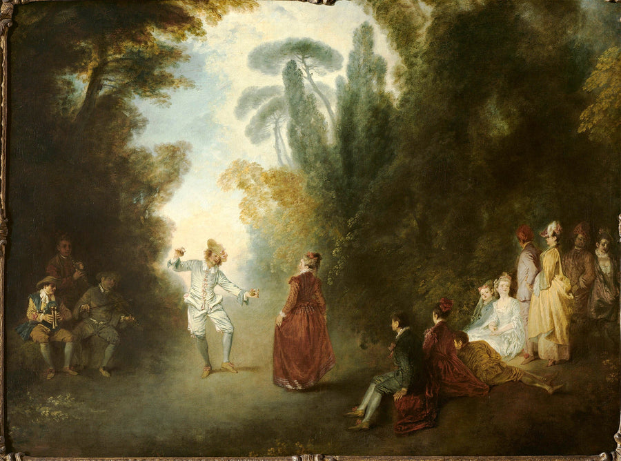 Het Boerenbal - Antoine Watteau