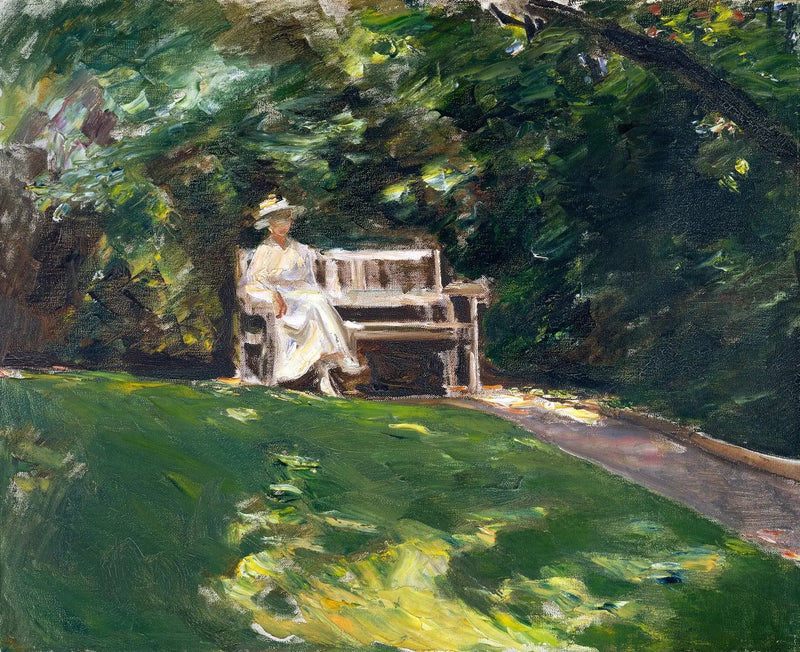 De tuinbank - Max Liebermann