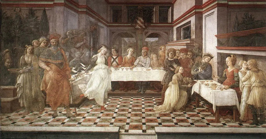 Het Banket van Herodes - Fra Filippo Lippi