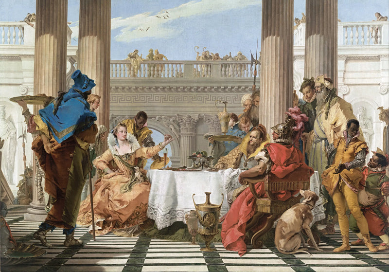 Het Banket van Cleopatra - Giovanni Battista Tiepolo