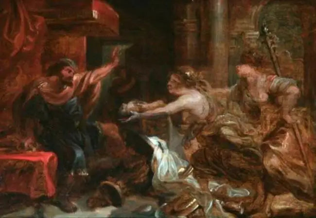 Het banket van Térée (Ovidius, Metamorphosen, VI, 647-674), na 1636 - Peter Paul Rubens