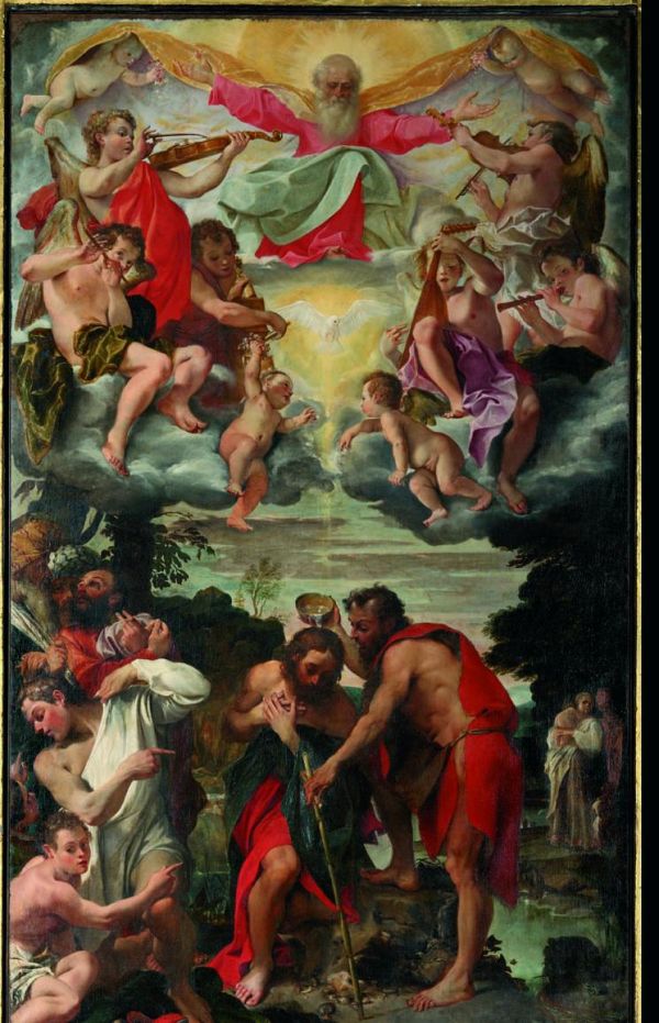 De doop van Christus - Annibale Carracci