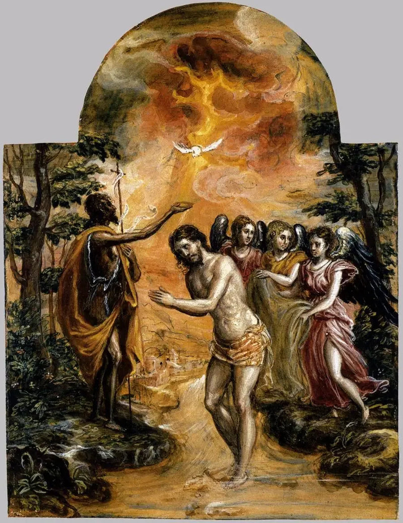 De Doop van Christus - El Greco