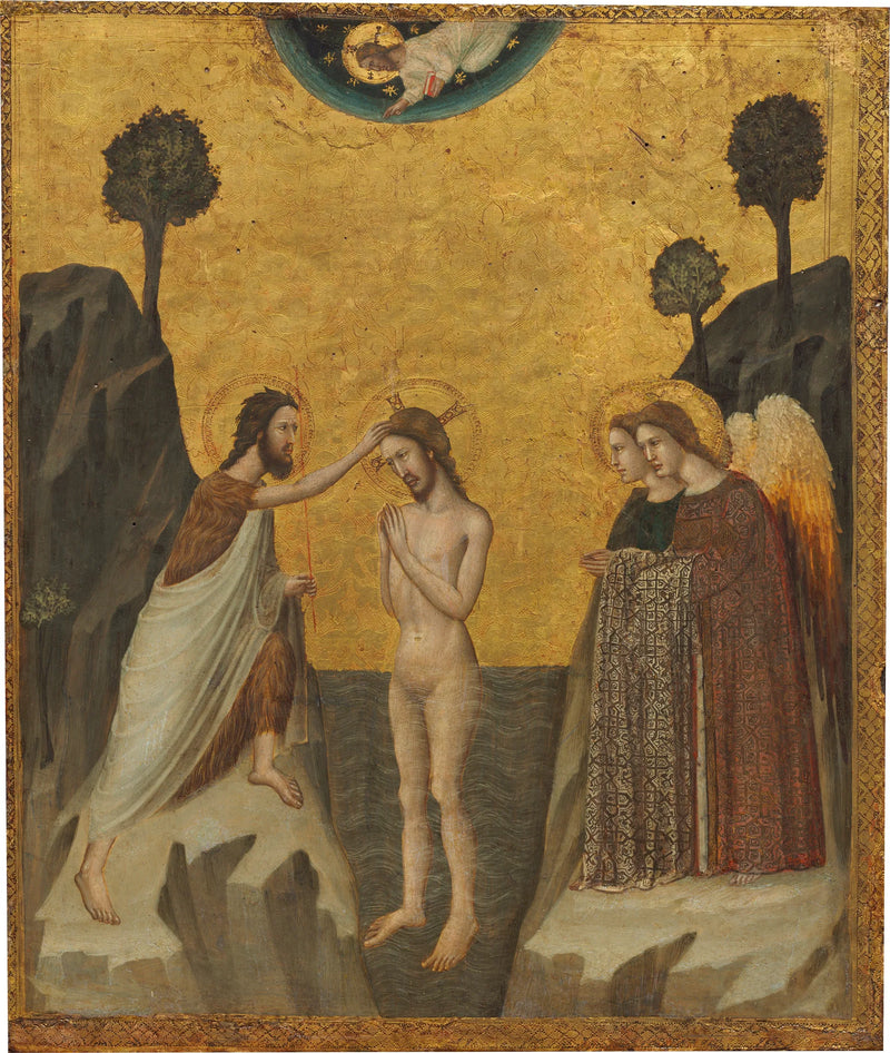 De doop van Christus - Giovanni Baronzio