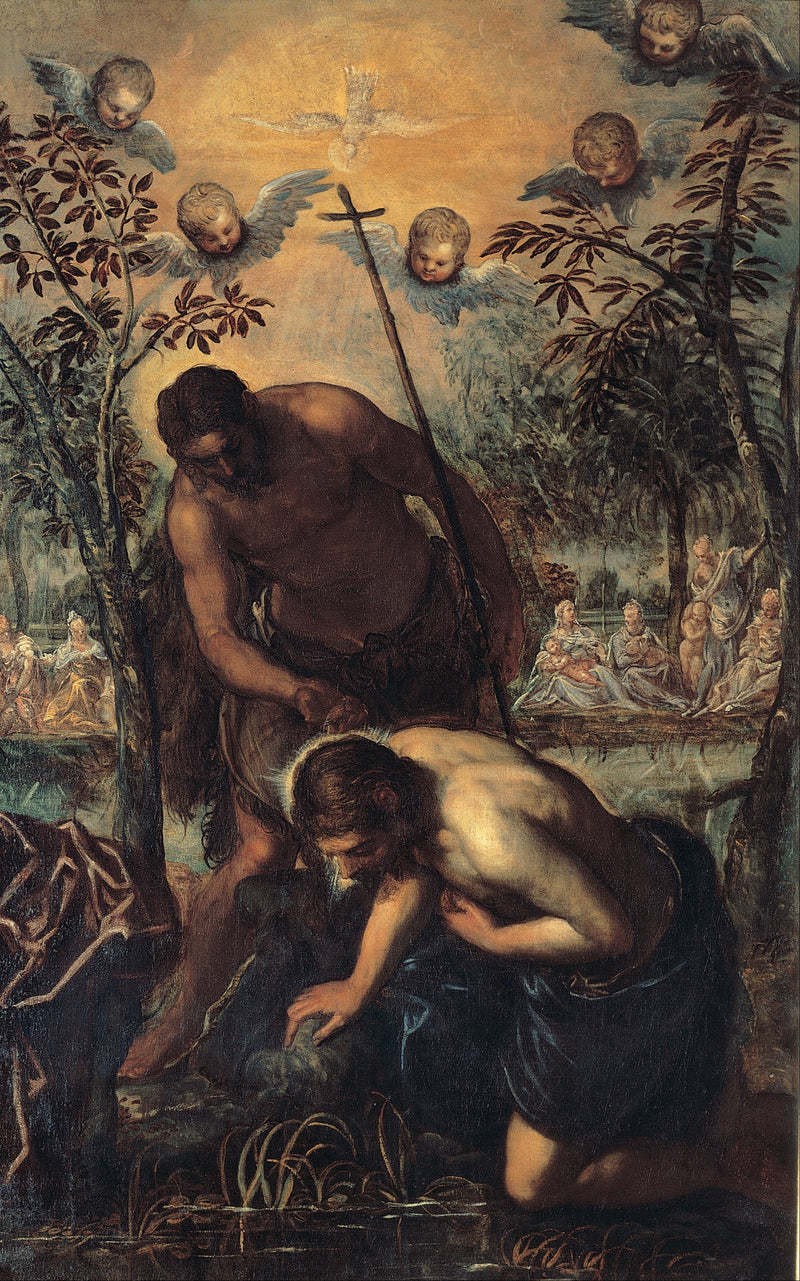 De Doop van Christus - Jacopo Tintoretto