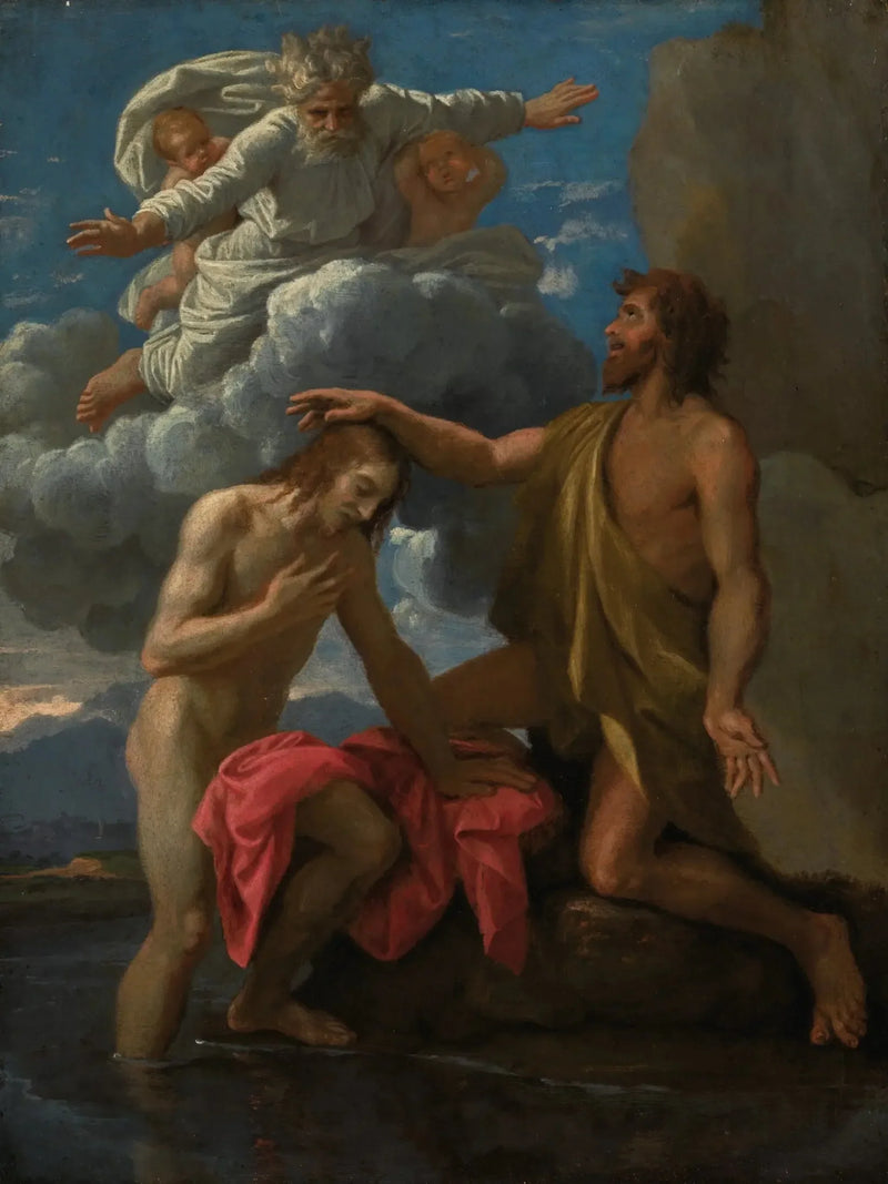 De Doop van Christus - Nicolas Poussin