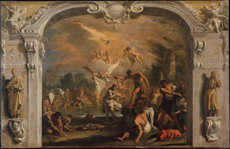 De doop van Christus - Sebastiano Ricci