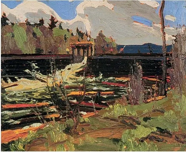 De dam van het Tea-meer - Tom Thomson

Source:
Le barrage du lac Tea - Tom Thomson