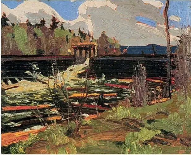 De dam van het Tea-meer - Tom Thomson

Source:
Le barrage du lac Tea - Tom Thomson