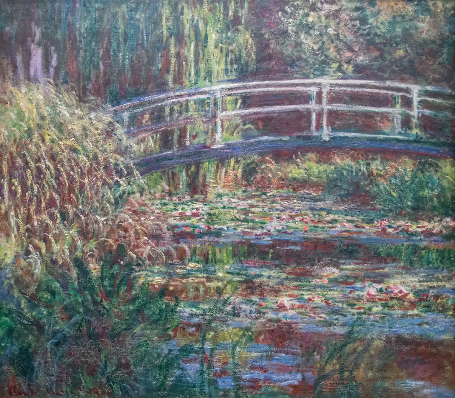 De vijver met waterlelies, Roze harmonie - Claude Monet