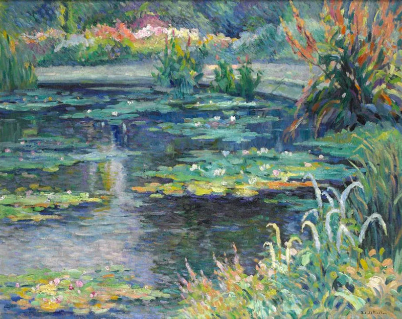 Het bassin met waterlelies - Robert Antoine Pinchon