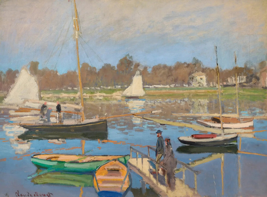 Het bassin van Argenteuil - Claude Monet