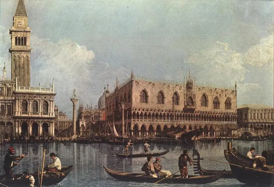 Het bassin van Saint-Marc gezien vanaf de punt van de Douane - Canaletto

Source:
Le Bassin de Saint-Marc vu de la pointe de la Douane - Canaletto