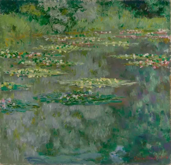 De vijver met waterlelies - Claude Monet