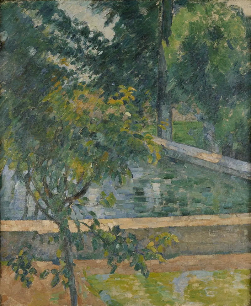 Het Bassin van Jas de Bouffan - Paul Cézanne
