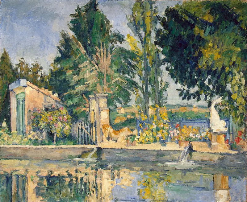 Het Bassin van Jas de Bouffan - Paul Cézanne