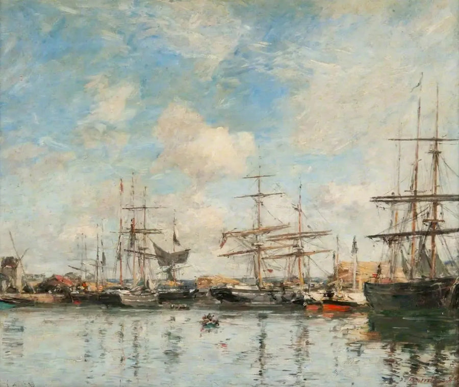 De Haven van Gravelines - Eugène Boudin