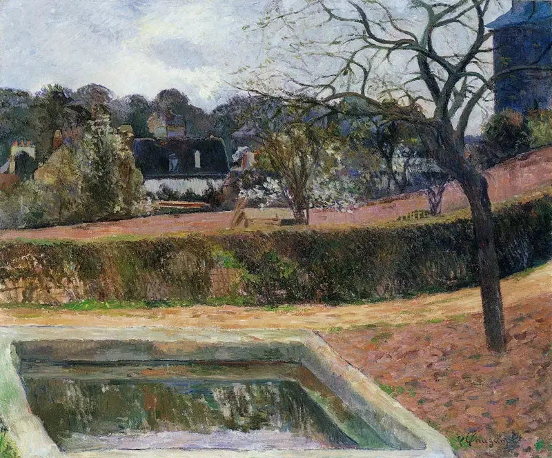 De Vijver, of De Vierkante Vijver - Paul Gauguin