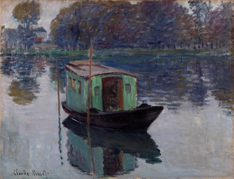 De atelierboot - Claude Monet