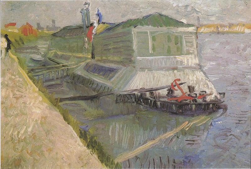 De wasserijboot op de Seine bij Asnières - Vincent van Gogh