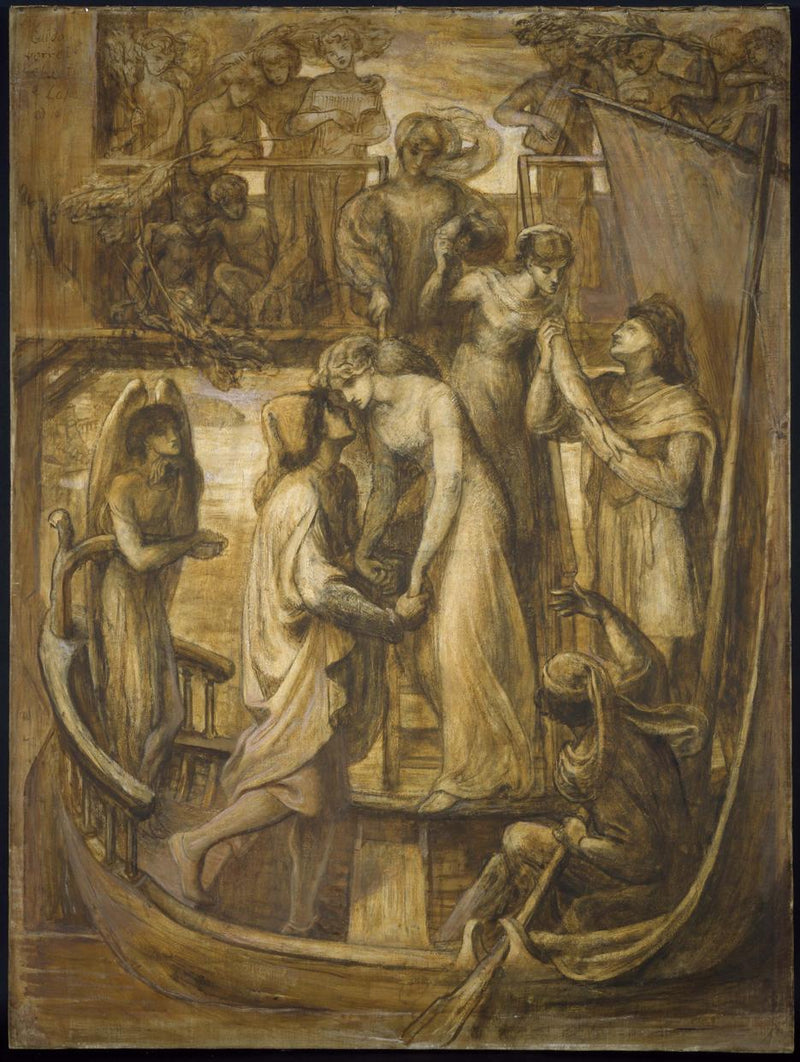 De boot van de liefde - Dante Gabriel Rossetti