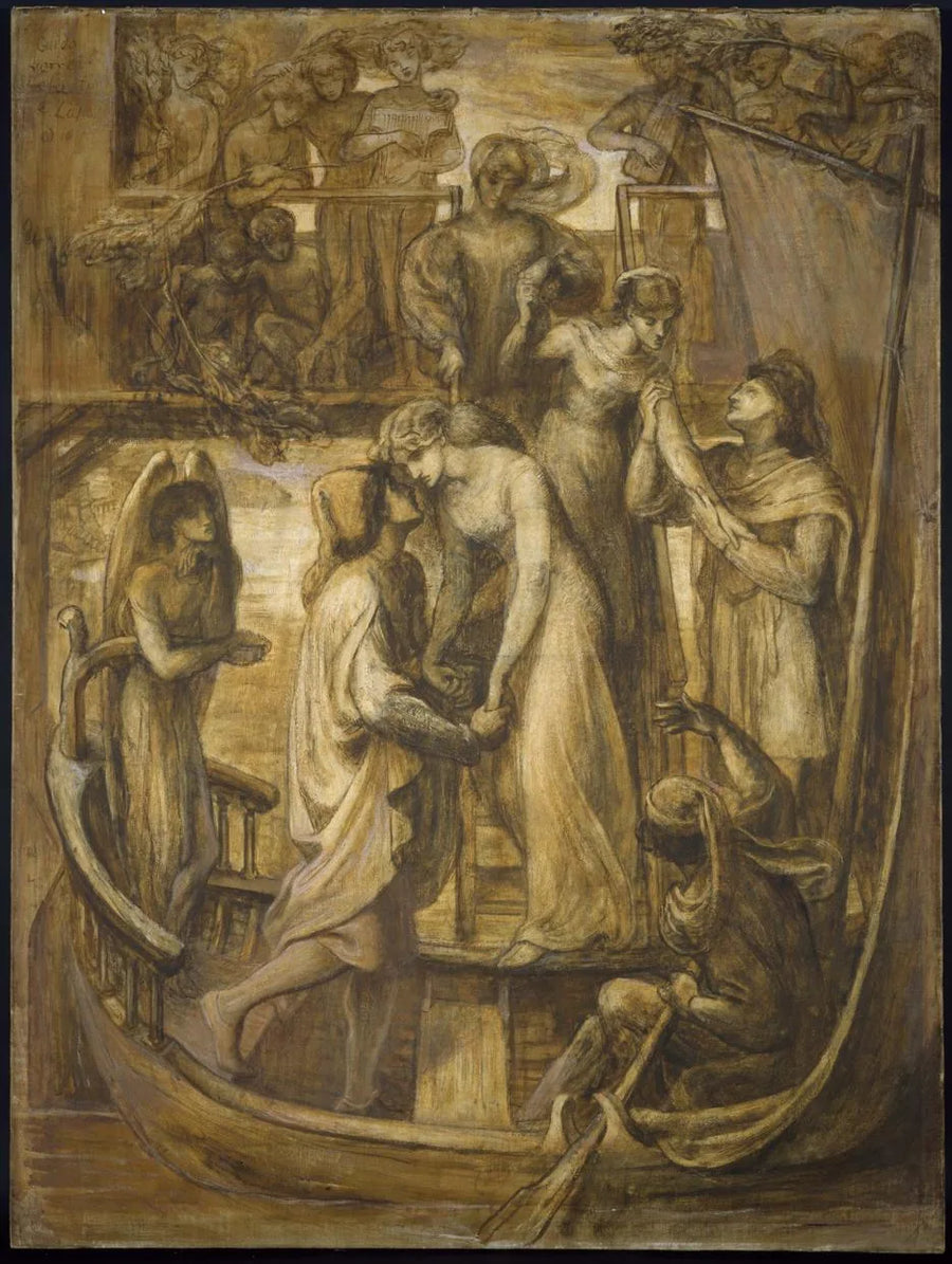 De boot van de liefde - Dante Gabriel Rossetti