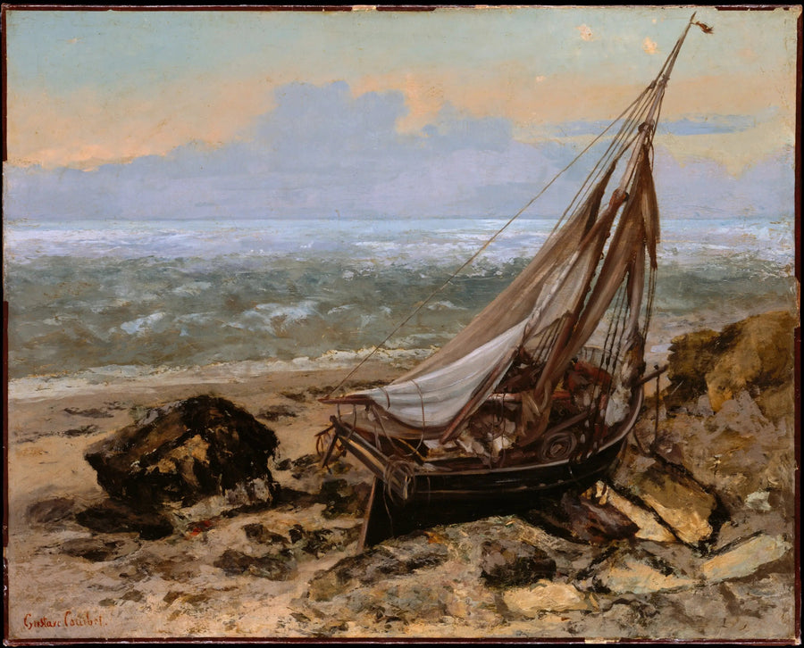 De Visboot - Gustave Courbet