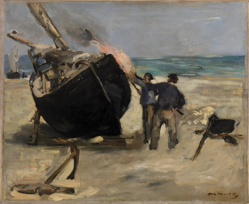 Het teerbootje - Édouard Manet