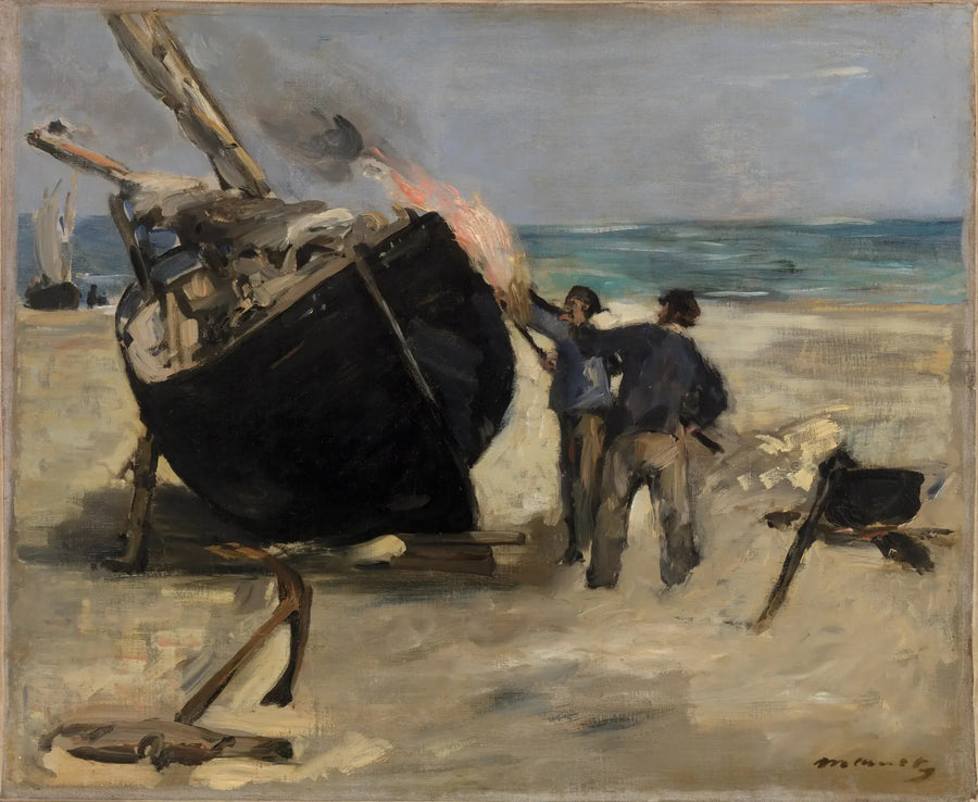 Het teerbootje - Édouard Manet