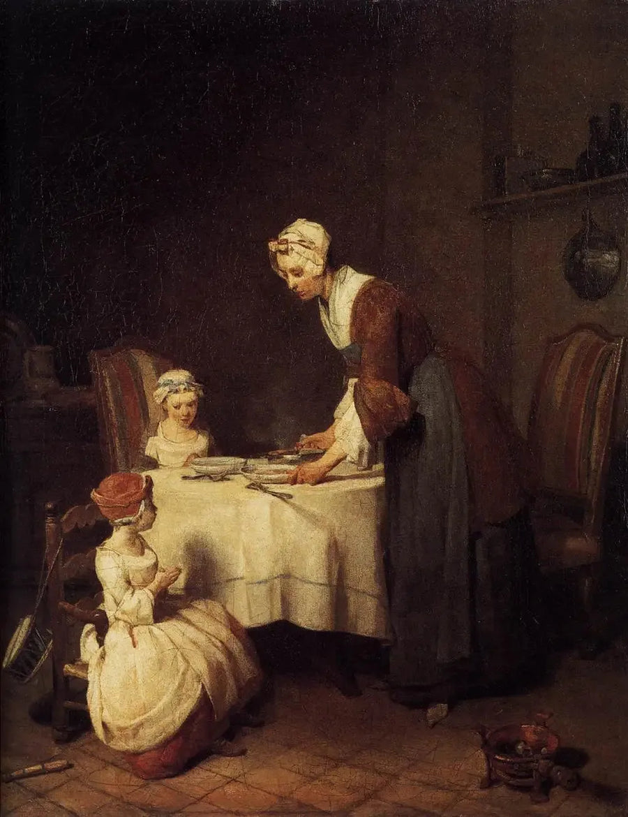 Het Bénédicité - Jean Simeón Chardin