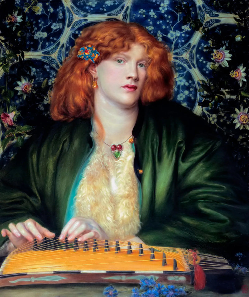 De Blauwe Bower - Dante Gabriel Rossetti