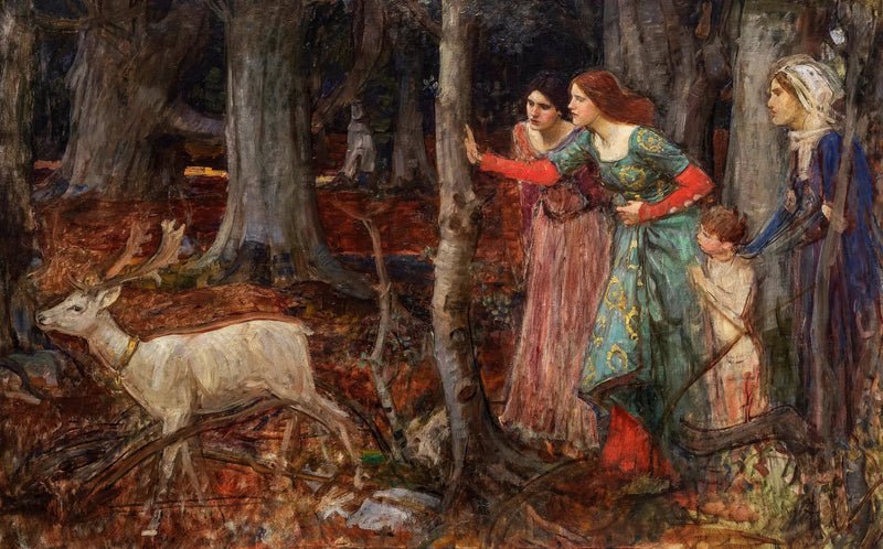 Het mystieke hout - John William Waterhouse