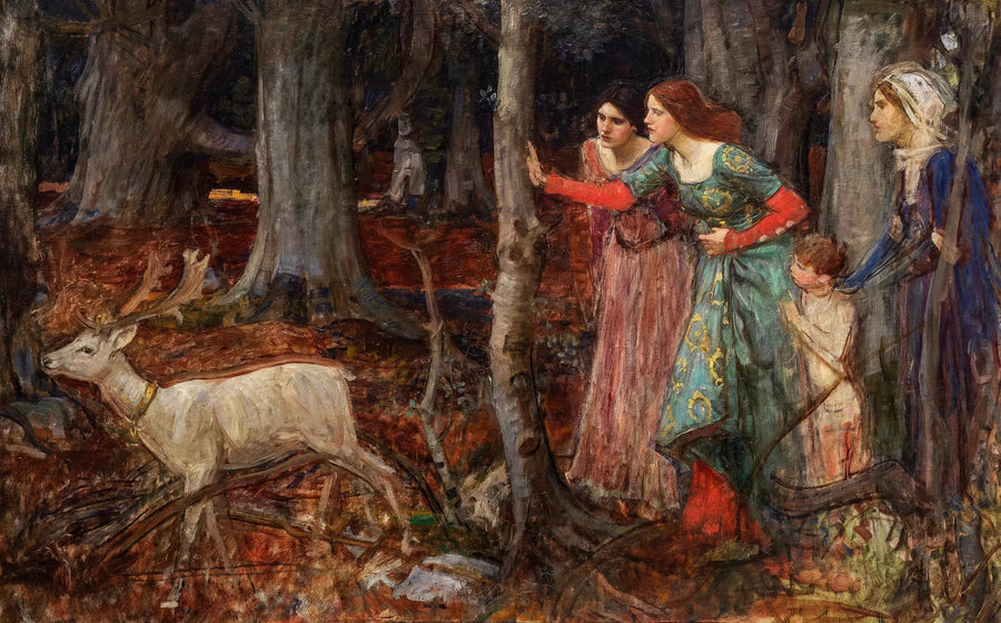 Het mystieke hout - John William Waterhouse