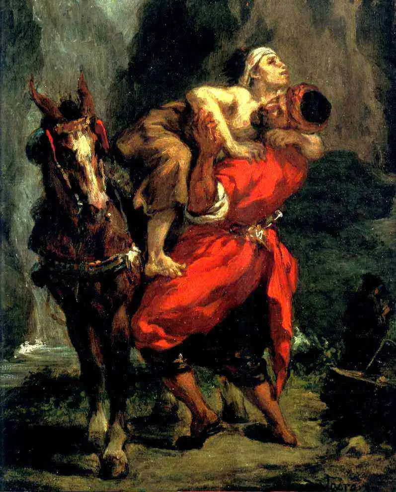 De goede Samaritaan - Eugène Delacroix