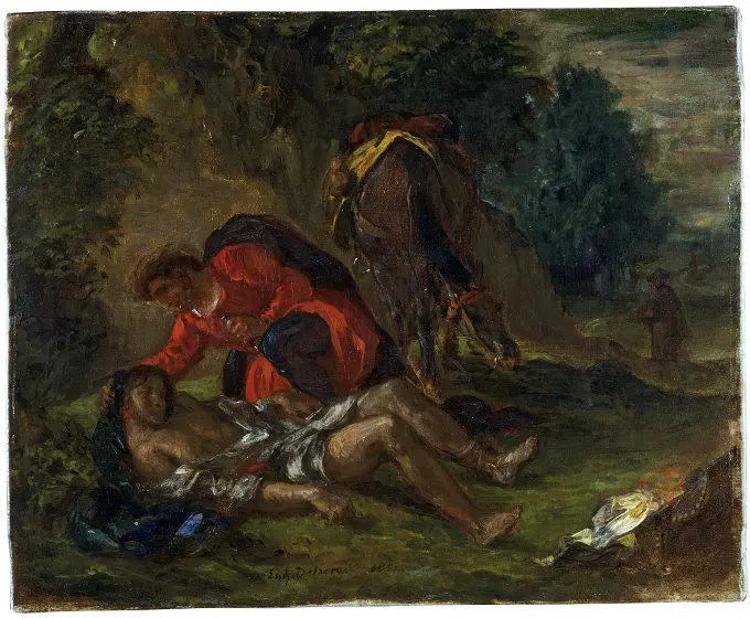 De goede Samaritaan - Eugène Delacroix