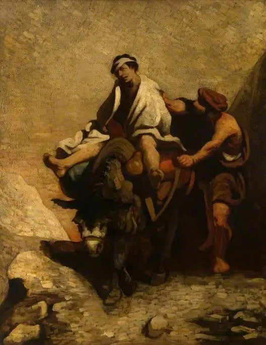 De goede Samaritaan - Honoré Daumier