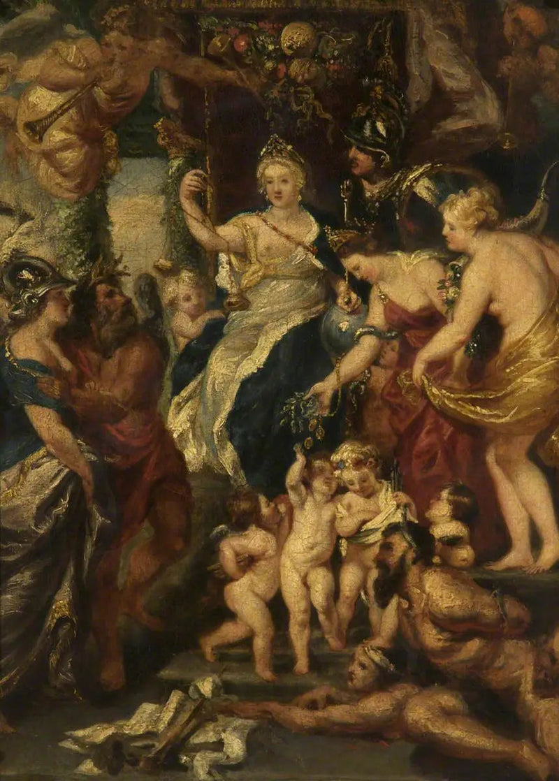 Het geluk van de regentschap - Peter Paul Rubens