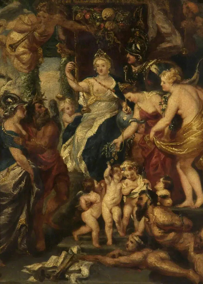 Het geluk van de regentschap - Peter Paul Rubens