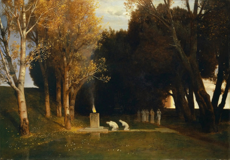 Het heilige bos - Arnold Böcklin

Source:
Le bosquet sacré - Arnold Böcklin