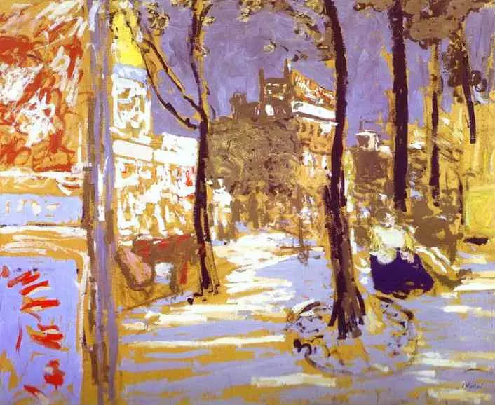 De Boulevard des Battignolles - Édouard Vuillard