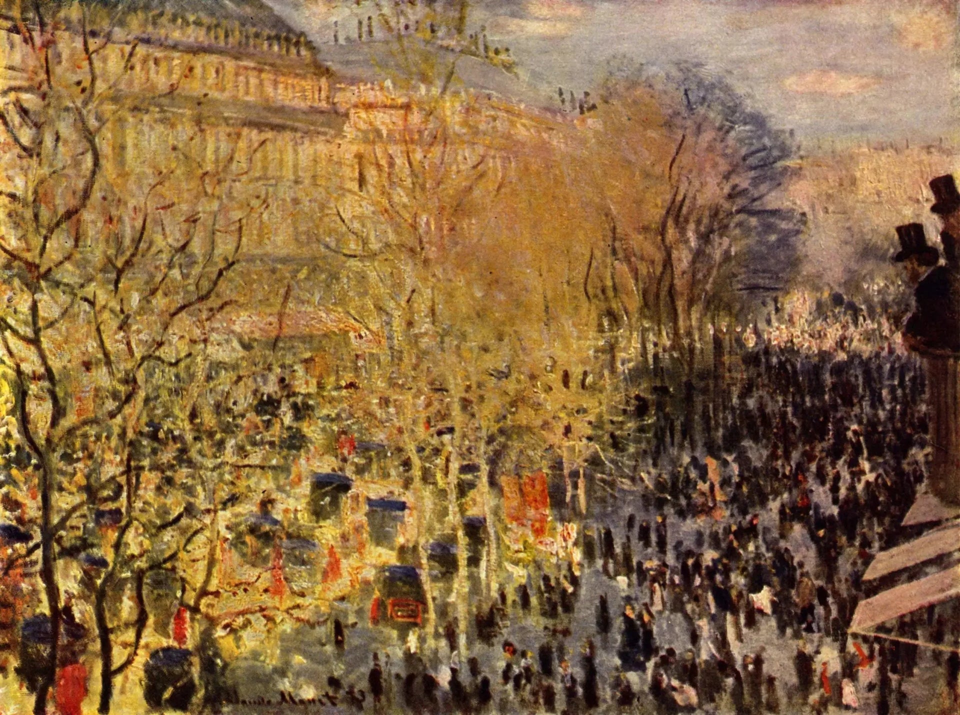 Le Boulevard des Capucines - Claude Monet image 1 tableau peint à l’huile sur toile
