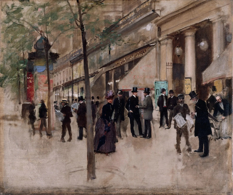 De Montmartre Boulevard, voor het Variété-theater, in de namiddag - Jean Béroud

Source:
Le boulevard Montmartre, devant le théâtre des Variétés, l'après-midi - Jean Béraud