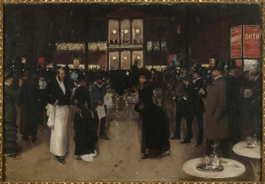 De boulevard Montmartre, 's nachts, voor het Variétés-theater - Jean Béroud

Source:
Le boulevard Montmartre, la nuit, devant le théâtre des Variétés - Jean Béraud