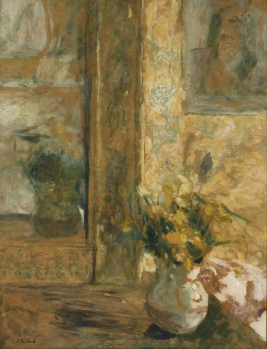 Het boeket en het ijsje - Édouard Vuillard