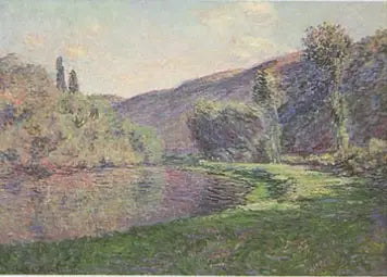 De Arm van Jeufosse, late namiddag effect - Claude Monet