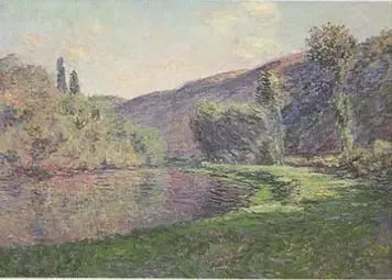 De Arm van Jeufosse, late namiddag effect - Claude Monet