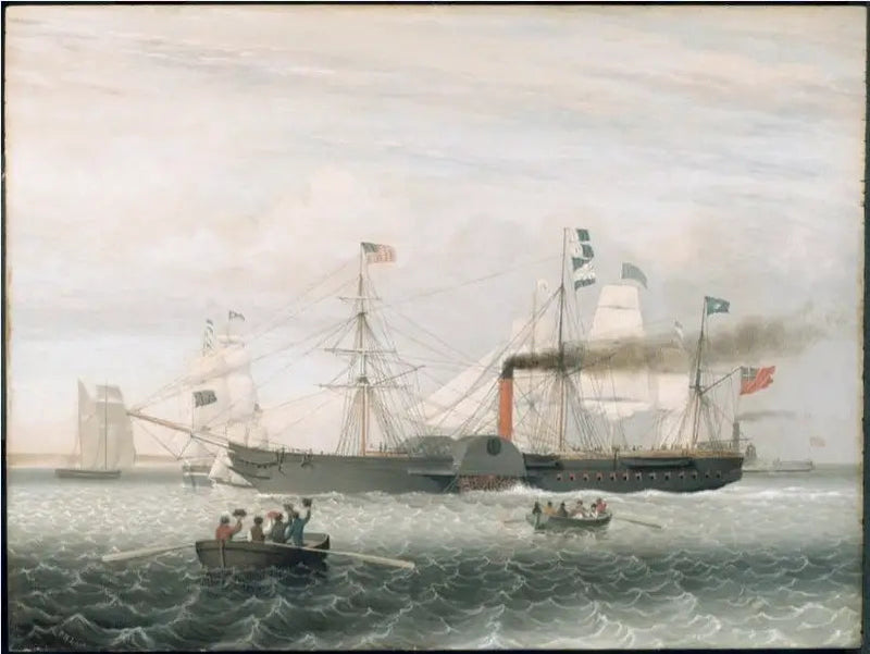 De Britannia die de haven van Boston binnenvaart - Fitz Henry Lane

Source:
Le Britannia entrant dans le port de Boston - Fitz Henry Lane